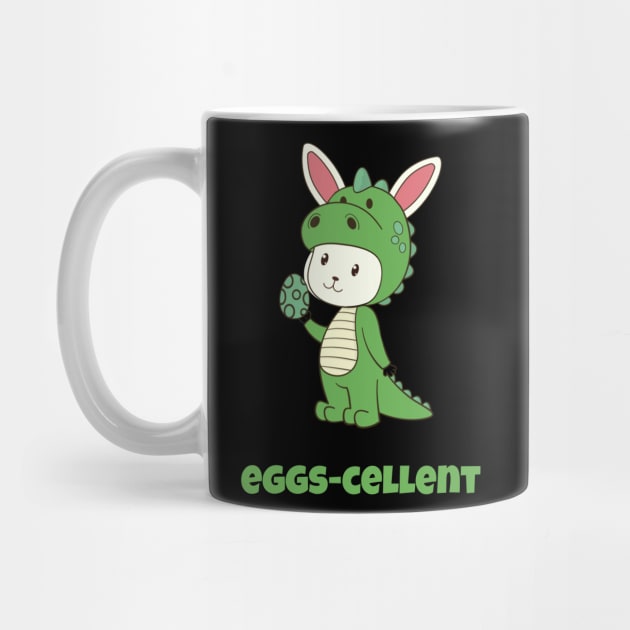 Eggs Cellent Easter T Rex Dinosaur Eggcellent Shirt For Kids T-Shirt by DDJOY Perfect Gift Shirts